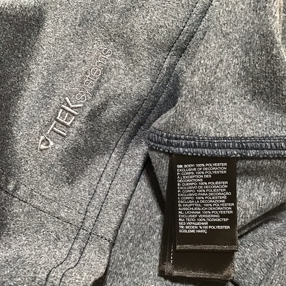 THE NORTH FACE WOMEN 1/4 ZIP LONG SLEEVE GRAY FLEECE SIZE M - Picture 5 of 6